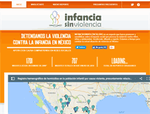 Tablet Screenshot of infanciasinviolencia.org